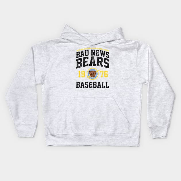 Bad News Bears Baseball (Variant) Kids Hoodie by huckblade